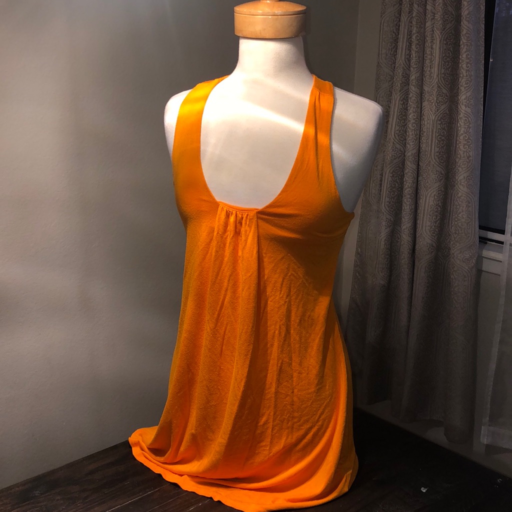 Fighting Eel Orange Sun Dress